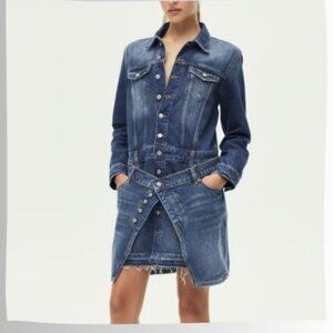 Stunning Zara Denim Shirt Dress